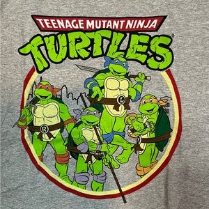 Teenage Mutant Ninja Turtles TMNT OG Classic Vintage Cartoon Logo Graphic Tee XL